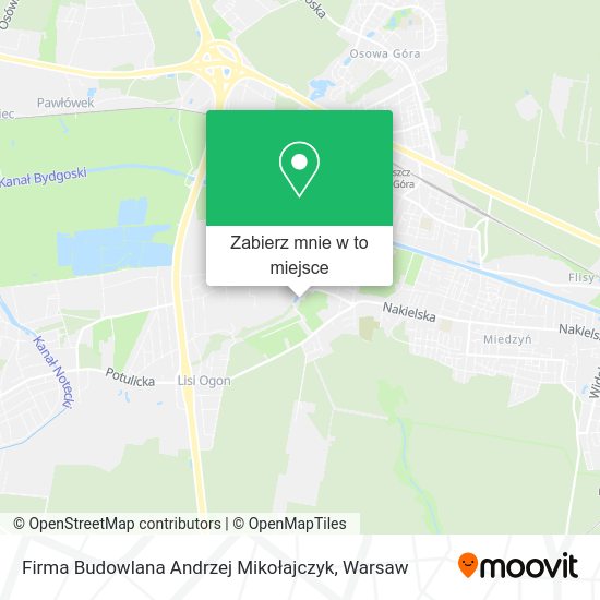 Mapa Firma Budowlana Andrzej Mikołajczyk