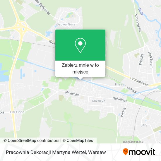 Mapa Pracownia Dekoracji Martyna Wertel