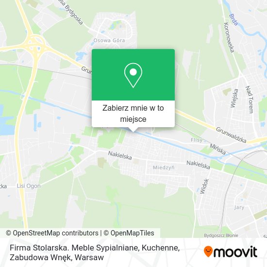 Mapa Firma Stolarska. Meble Sypialniane, Kuchenne, Zabudowa Wnęk