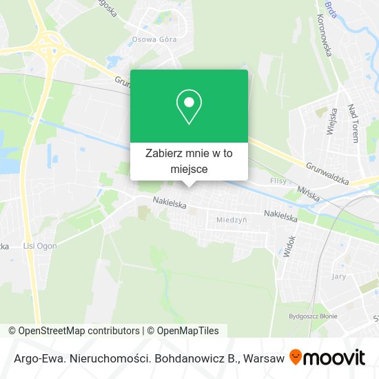 Mapa Argo-Ewa. Nieruchomości. Bohdanowicz B.