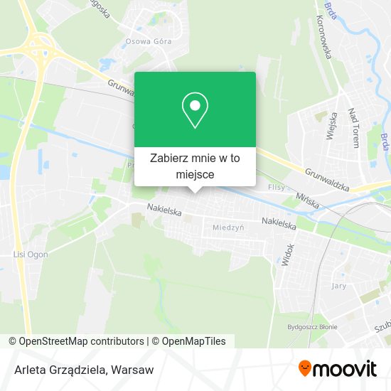 Mapa Arleta Grządziela