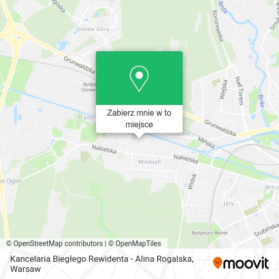 Mapa Kancelaria Biegłego Rewidenta - Alina Rogalska