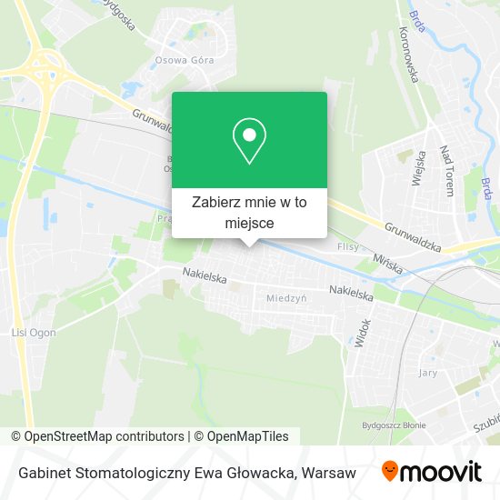 Mapa Gabinet Stomatologiczny Ewa Głowacka