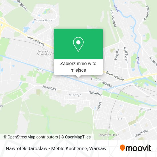 Mapa Nawrotek Jarosław - Meble Kuchenne