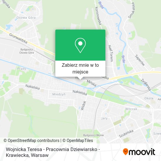 Mapa Wojnicka Teresa - Pracownia Dziewiarsko - Krawiecka