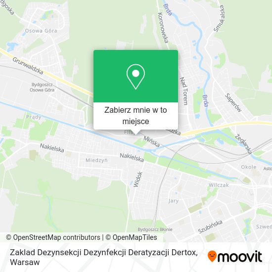 Mapa Zaklad Dezynsekcji Dezynfekcji Deratyzacji Dertox