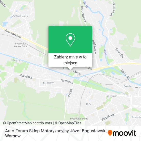 Mapa Auto-Forum Sklep Motoryzacyjny Józef Bogusławski