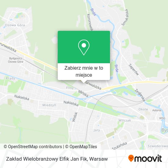 Mapa Zakład Wielobranżowy Elfik Jan Fik