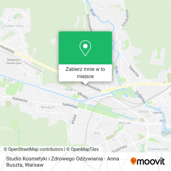 Mapa Studio Kosmetyki i Zdrowego Odżywiania - Anna Buszta