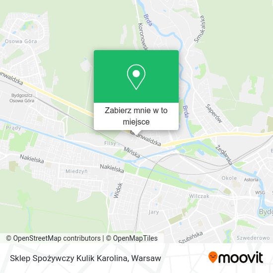 Mapa Sklep Spożywczy Kulik Karolina