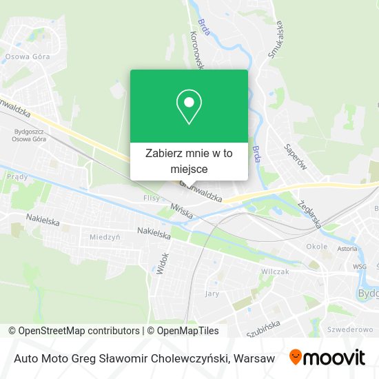 Mapa Auto Moto Greg Sławomir Cholewczyński