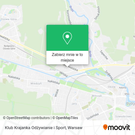 Mapa Klub Krajanka Odżywianie i Sport