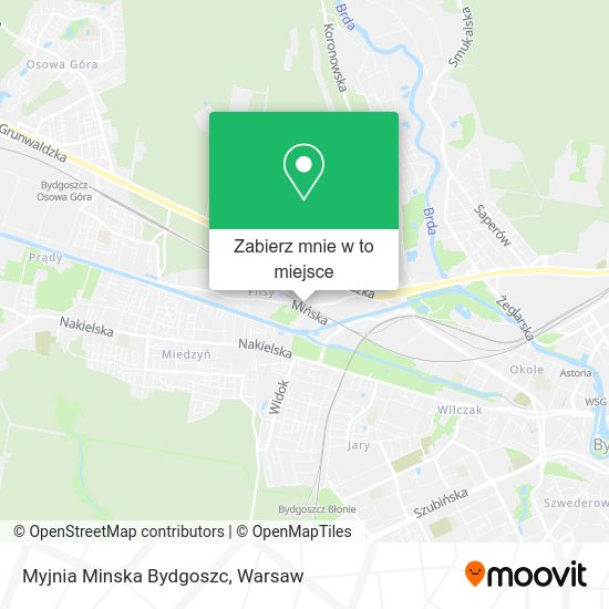 Mapa Myjnia Minska Bydgoszc