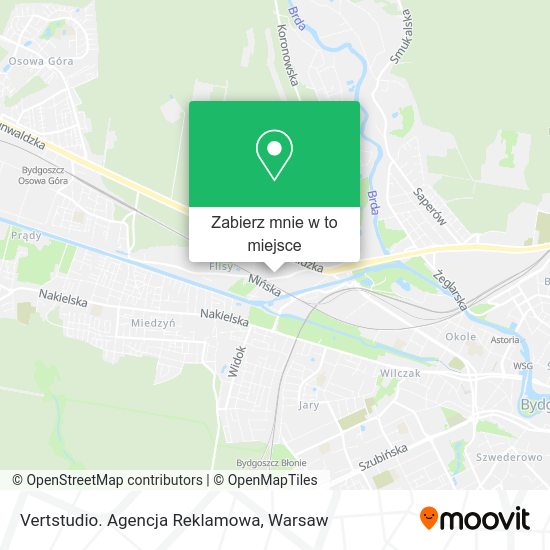 Mapa Vertstudio. Agencja Reklamowa