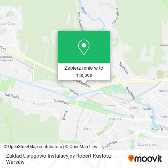 Mapa Zakład Usługowo-Instalacyjny Robert Kustosz