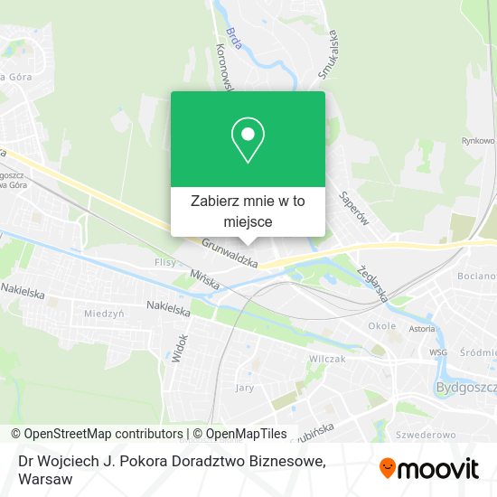 Mapa Dr Wojciech J. Pokora Doradztwo Biznesowe