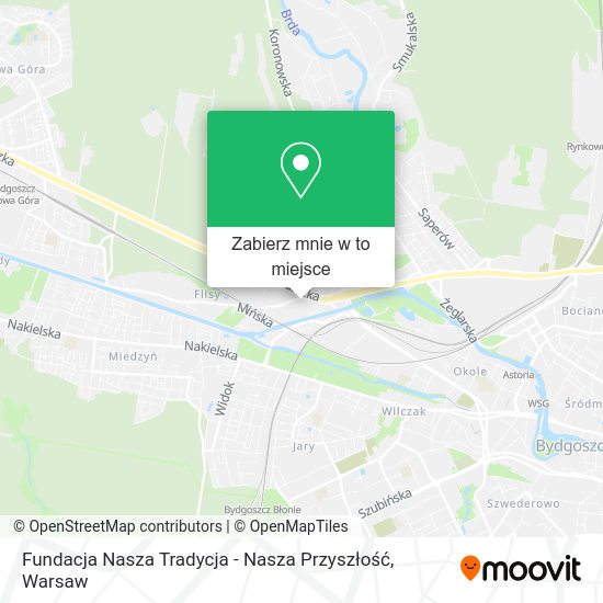 Mapa Fundacja Nasza Tradycja - Nasza Przyszłość