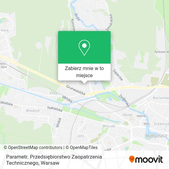 Mapa Parametr. Przedsiębiorstwo Zaopatrzenia Technicznego