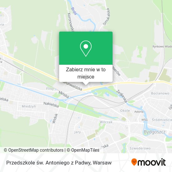 Mapa Przedszkole św. Antoniego z Padwy