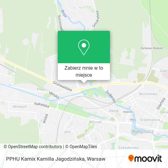 Mapa PPHU Kamix Kamilla Jagodzińska