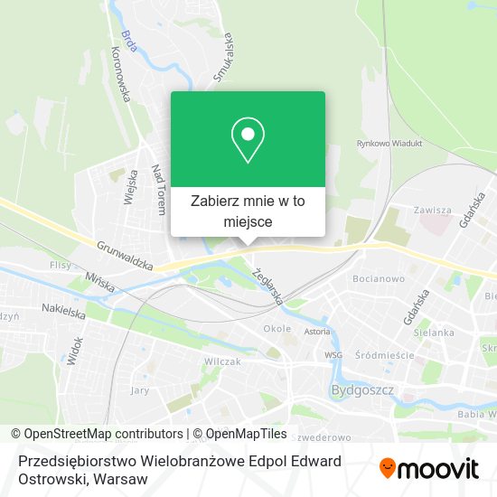 Mapa Przedsiębiorstwo Wielobranżowe Edpol Edward Ostrowski