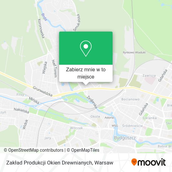 Mapa Zakład Produkcji Okien Drewnianych