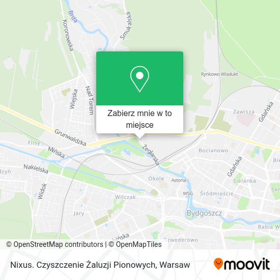 Mapa Nixus. Czyszczenie Żaluzji Pionowych