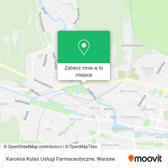 Mapa Karolina Kulas Usługi Farmaceutyczne