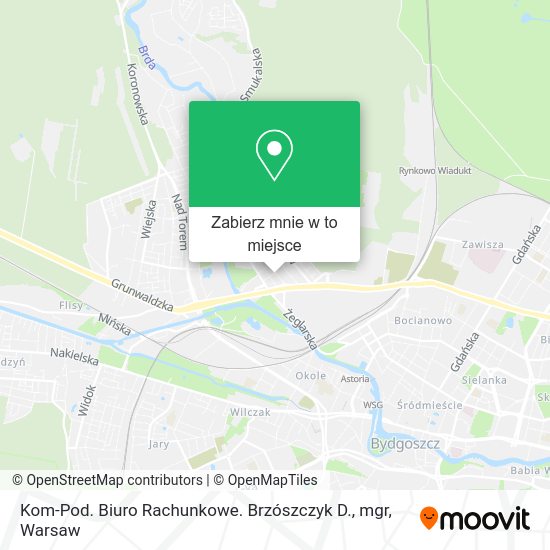 Mapa Kom-Pod. Biuro Rachunkowe. Brzószczyk D., mgr