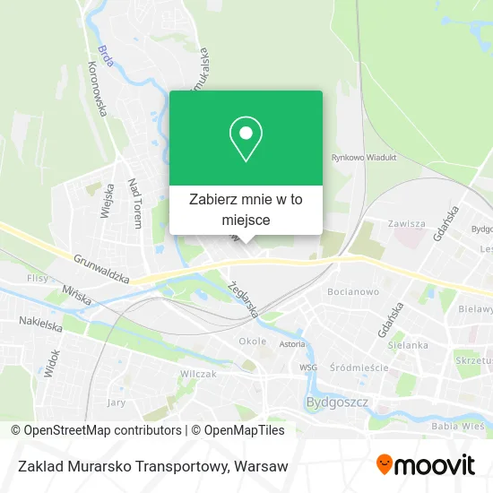 Mapa Zaklad Murarsko Transportowy