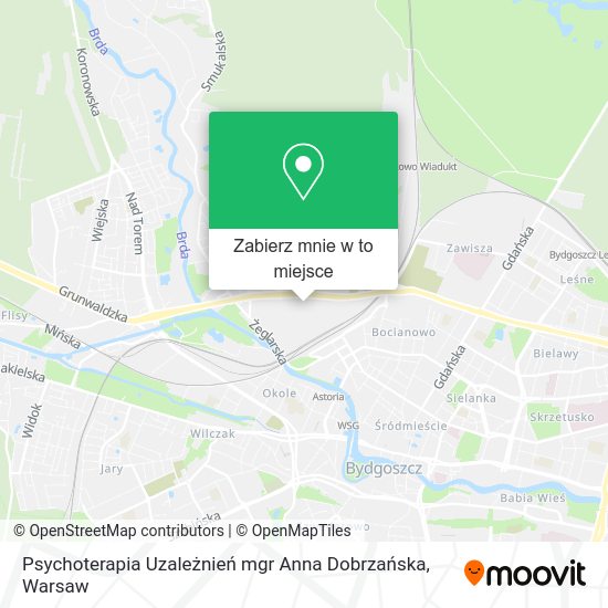 Mapa Psychoterapia Uzależnień mgr Anna Dobrzańska