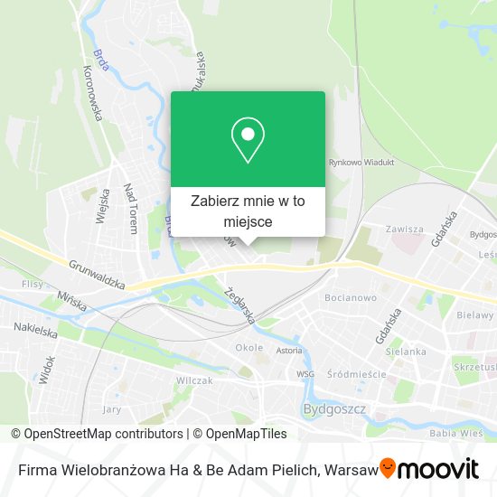 Mapa Firma Wielobranżowa Ha & Be Adam Pielich