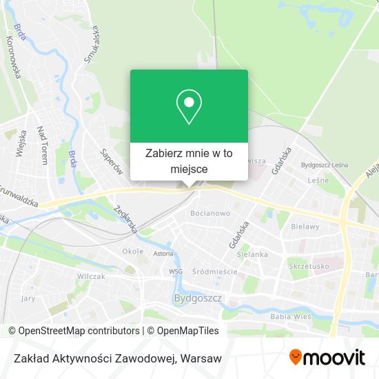 Mapa Zakład Aktywności Zawodowej