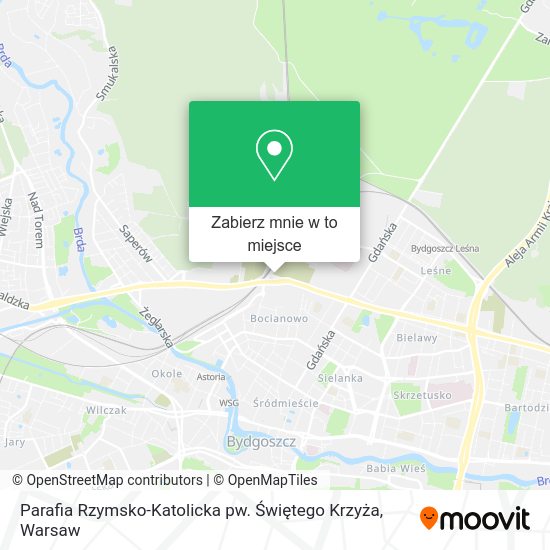 Mapa Parafia Rzymsko-Katolicka pw. Świętego Krzyża