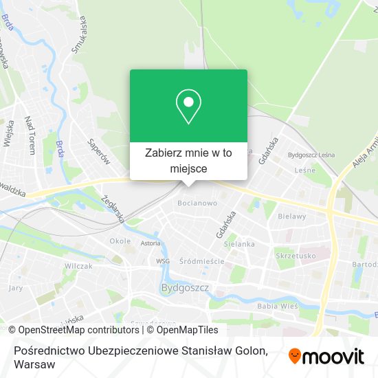 Mapa Pośrednictwo Ubezpieczeniowe Stanisław Golon