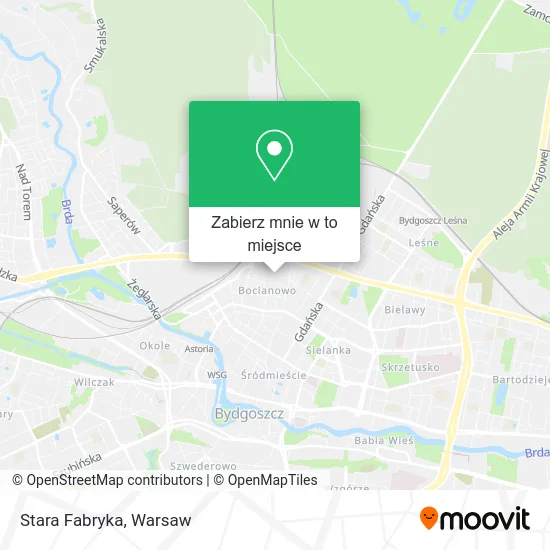 Mapa Stara Fabryka
