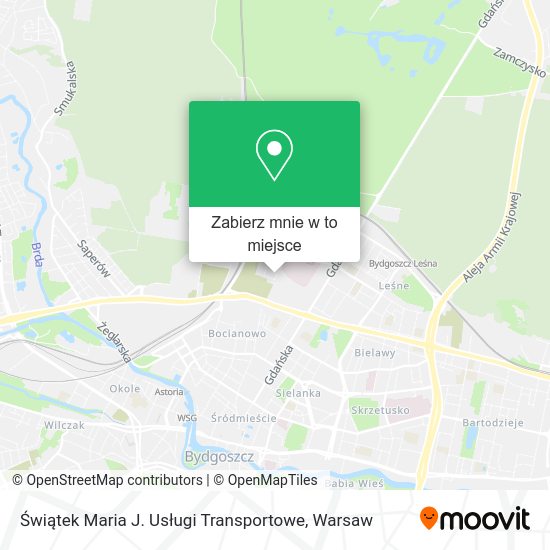 Mapa Świątek Maria J. Usługi Transportowe