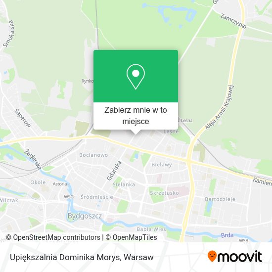 Mapa Upiększalnia Dominika Morys