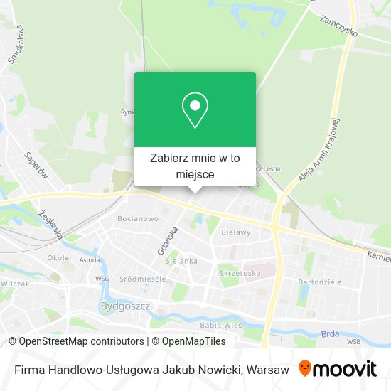 Mapa Firma Handlowo-Usługowa Jakub Nowicki