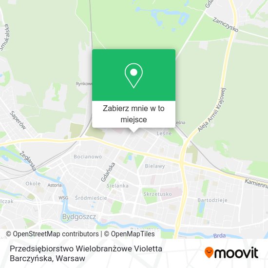 Mapa Przedsiębiorstwo Wielobranżowe Violetta Barczyńska