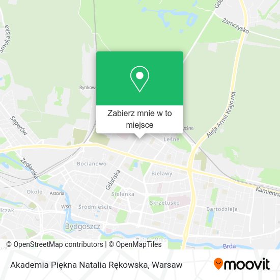 Mapa Akademia Piękna Natalia Rękowska