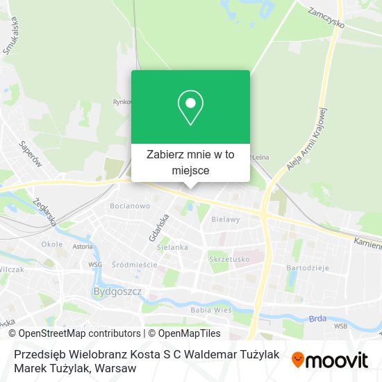 Mapa Przedsięb Wielobranz Kosta S C Waldemar Tużylak Marek Tużylak