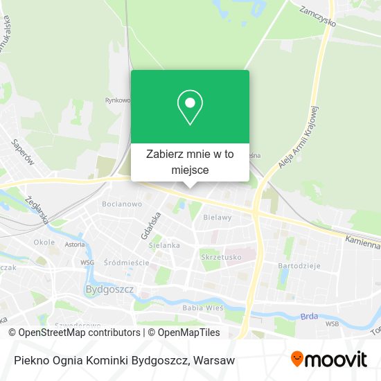 Mapa Piekno Ognia Kominki Bydgoszcz