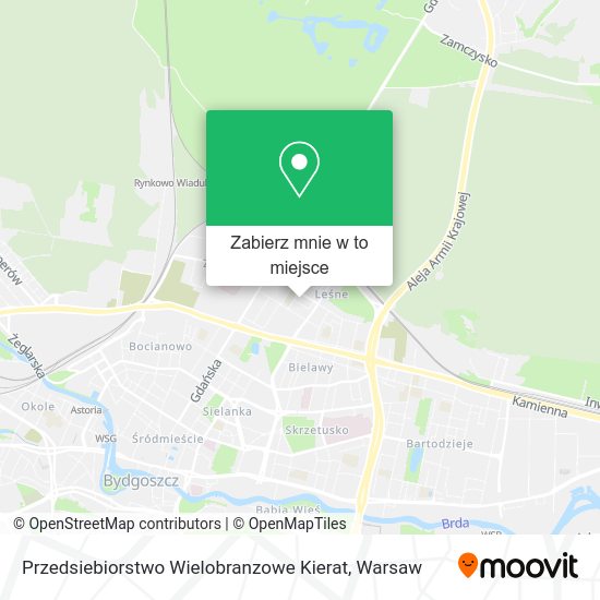 Mapa Przedsiebiorstwo Wielobranzowe Kierat