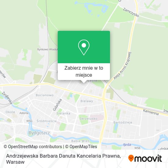 Mapa Andrzejewska Barbara Danuta Kancelaria Prawna