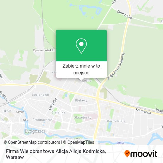 Mapa Firma Wielobranżowa Alicja Alicja Kośmicka