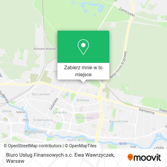 Mapa Biuro Usług Finansowych s.c. Ewa Wawrzyczek