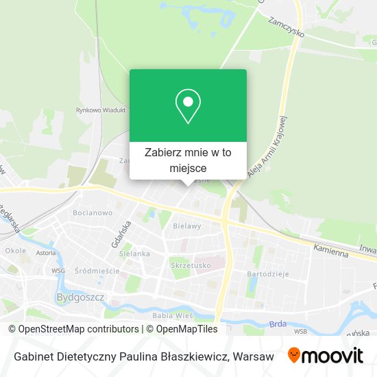 Mapa Gabinet Dietetyczny Paulina Błaszkiewicz