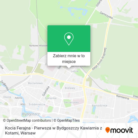 Mapa Kocia Ferajna - Pierwsza w Bydgoszczy Kawiarnia z Kotami