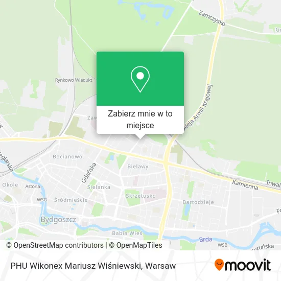 Mapa PHU Wikonex Mariusz Wiśniewski